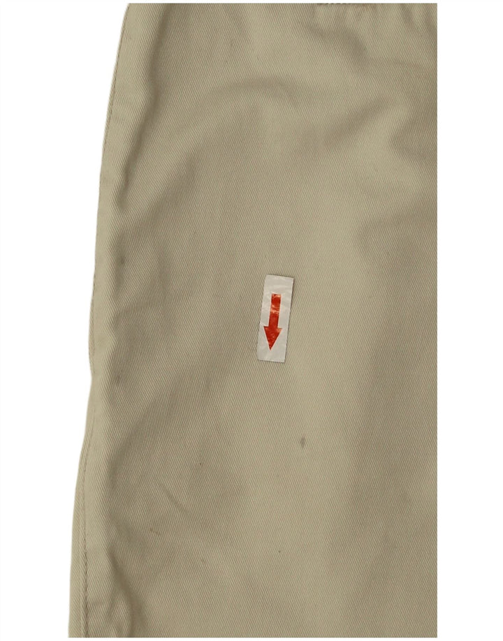 Marks & Spencer Mens Pegged Chino Shorts W38 XL Beige Cotton