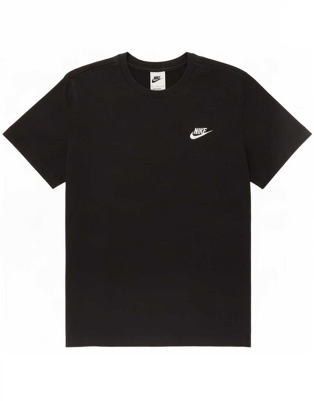 Nike Mens T-Shirt Top Medium Black Cotton