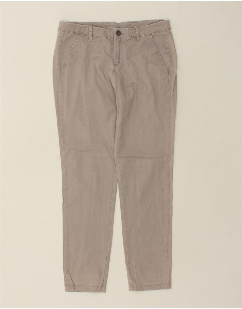 BENETTON Womens Slim Chino Trousers UK 10 Small W30 L29  Grey | Vintage Benetton | Thrift | Second-Hand Benetton | Used Clothing | Messina Hembry 