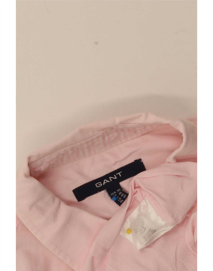 Gant Womens Oversized Shirt UK 10 Small Pink Cotton