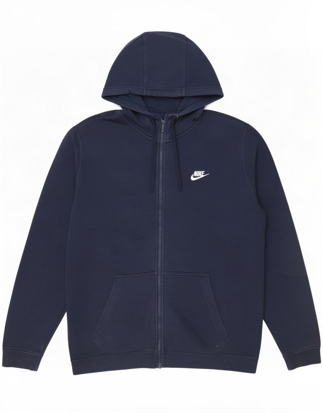 Nike Mens Zip Hoodie Sweater Large Navy Blue