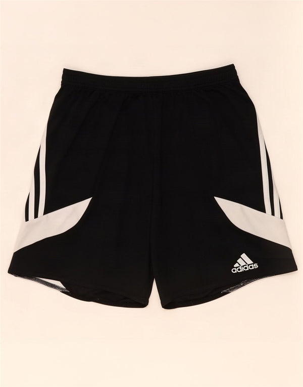 Adidas Mens Climalite Sport Shorts Small Black Colourblock