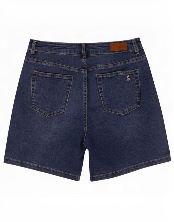 Joules Womens Denim Shorts UK 12 Medium W28 Blue Cotton