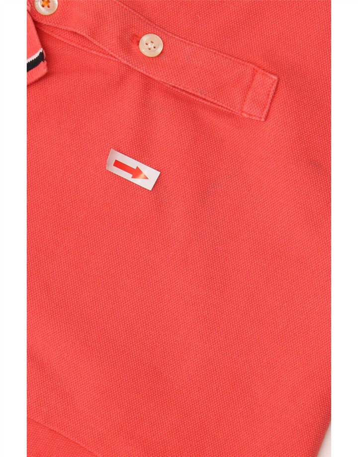 Timberland Mens Slim Fit Polo Shirt Medium Pink Cotton