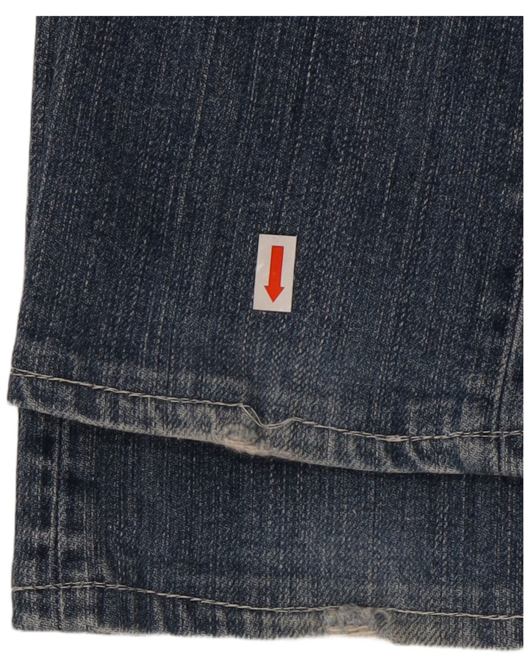 DIESEL Womens Straight Jeans W26 L30 Blue Cotton