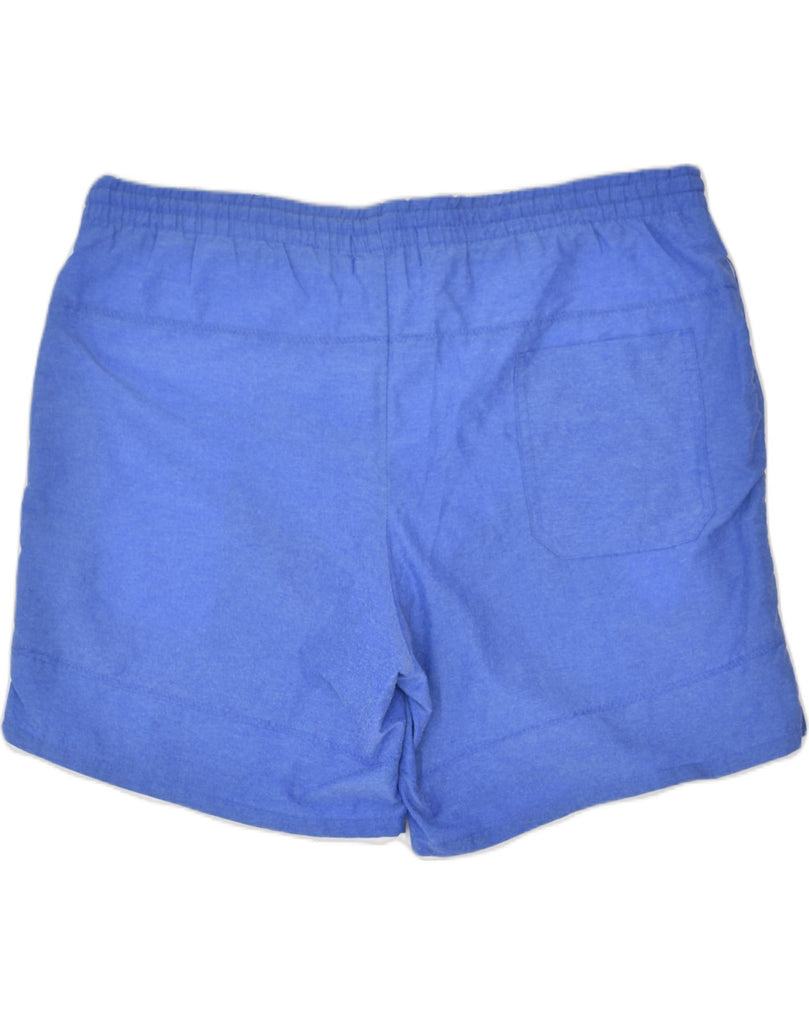 FREE SPORT Mens Sport Shorts Medium Blue Polyester | Vintage | Thrift | Second-Hand | Used Clothing | Messina Hembry 