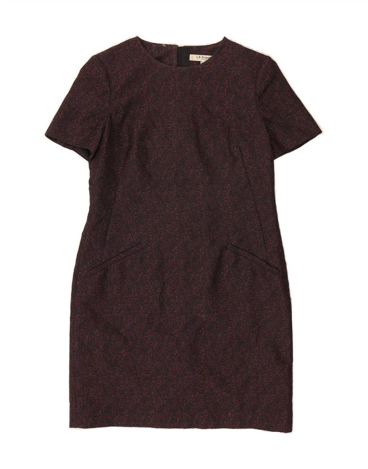 L.K. BENNETT Womens Sheath Dress UK 12 Medium  Grey Flecked Polyester Vintage L.K. Bennett and Second-Hand L.K. Bennett from Messina Hembry 