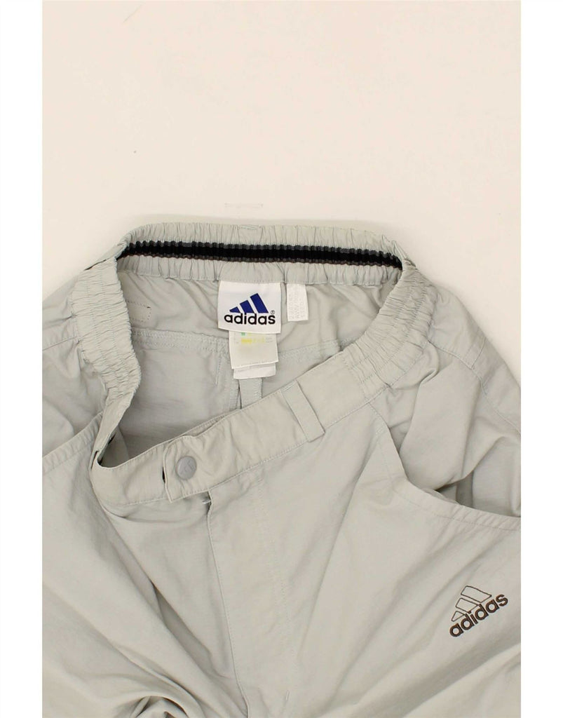 ADIDAS Boys Capri Tracksuit Trousers 11-12 Years  Grey Nylon Vintage Adidas and Second-Hand Adidas from Messina Hembry 