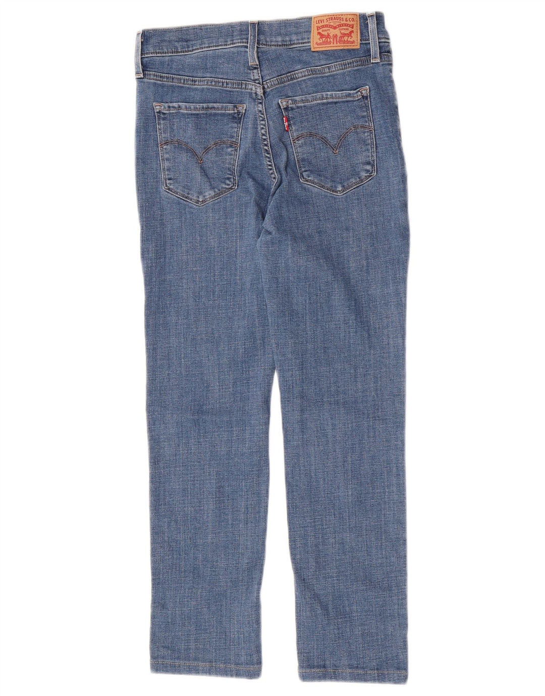 Levi's Womens 312 Shaping Slim Jeans W26 L25 Blue Cotton