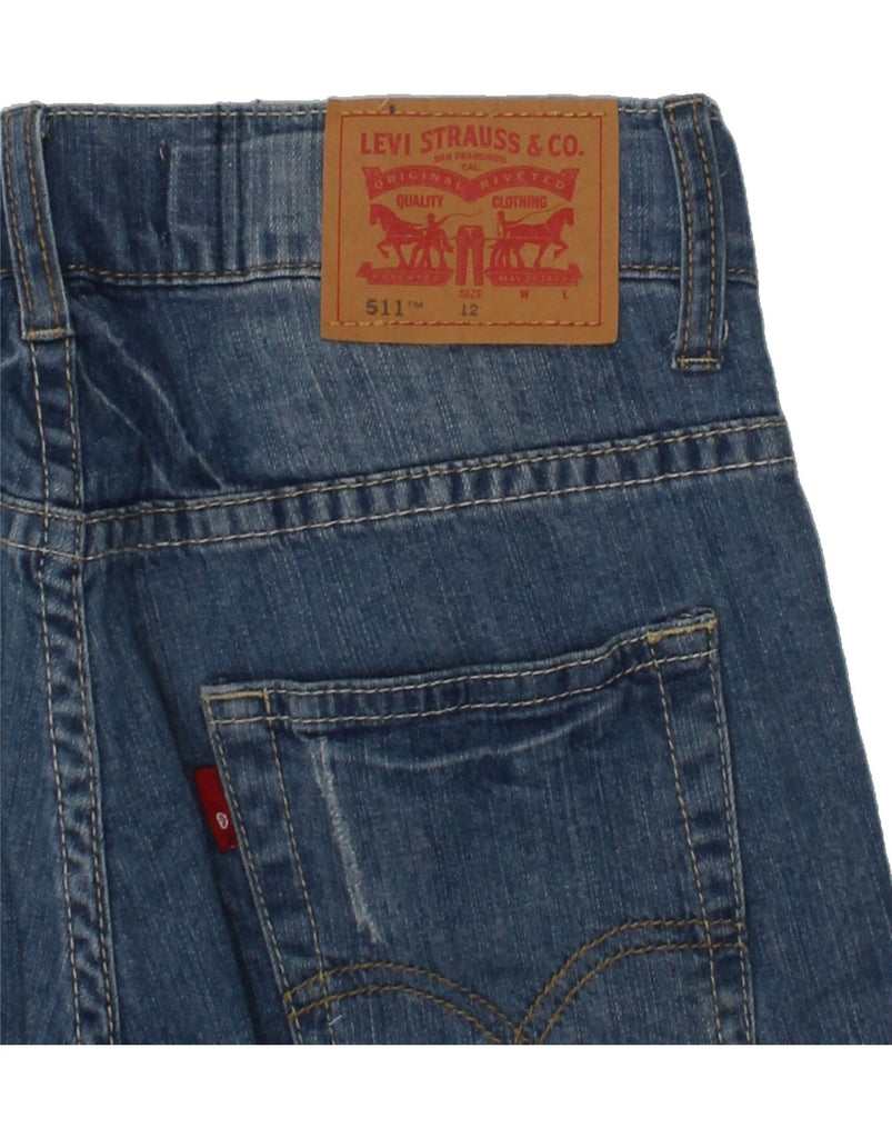 LEVI'S Boys 511 Denim Bermuda Shorts 11-12 Years W26   Blue Cotton | Vintage Levi's | Thrift | Second-Hand Levi's | Used Clothing | Messina Hembry 