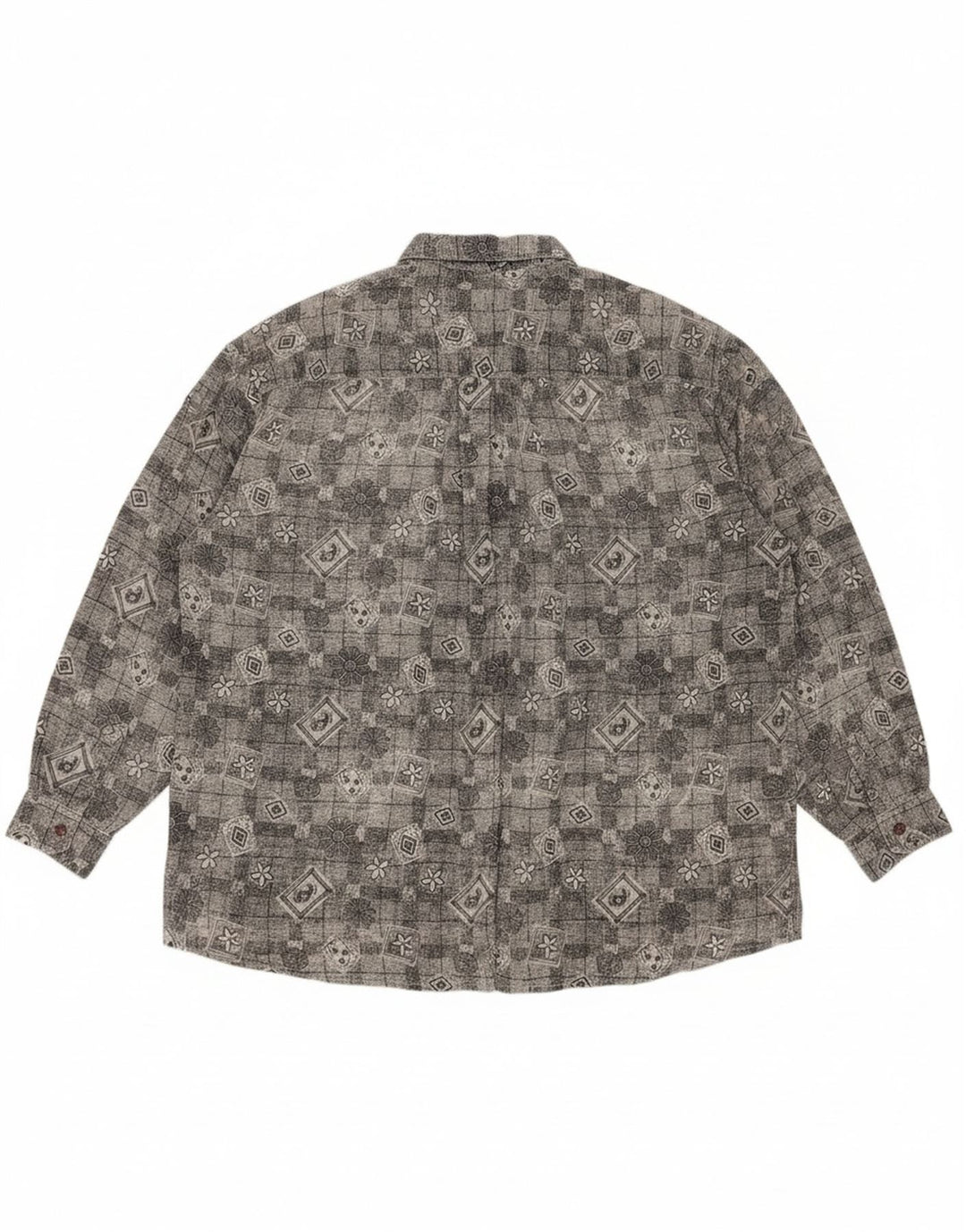 FALMER Womens Shirt Blouse UK 18 XL Grey Floral Polyester