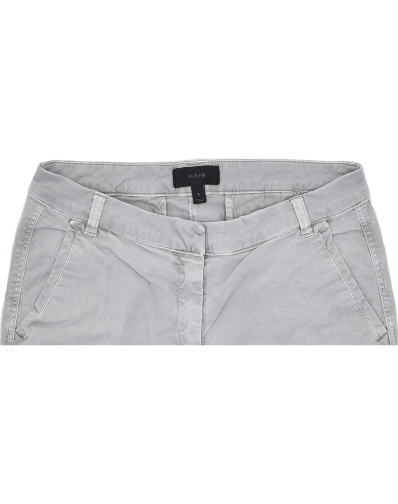 J. CREW Womens Chino Shorts US 8 Medium W30 Grey Cotton | Vintage | Thrift | Second-Hand | Used Clothing | Messina Hembry 