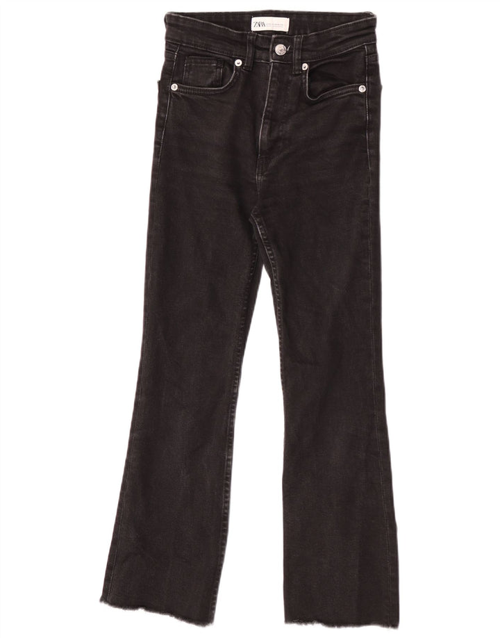 Zara Womens Bootcut Jeans EU 34 2XS W24 L25 Black