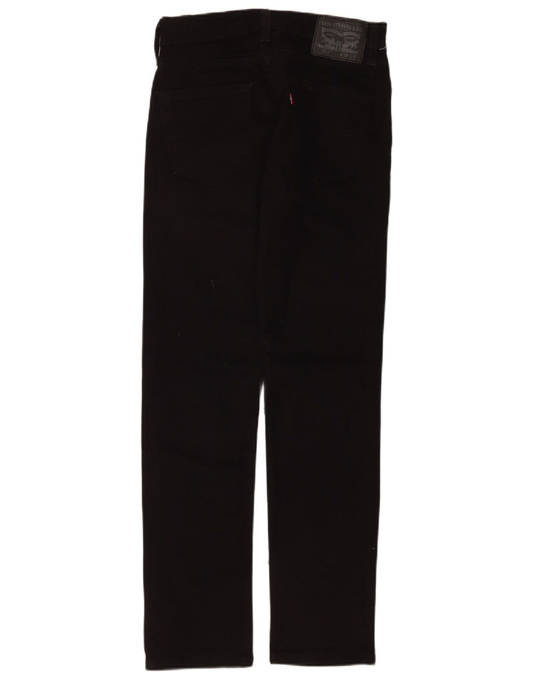 Levi's Mens 511 Slim Jeans W28 L32 Black Cotton