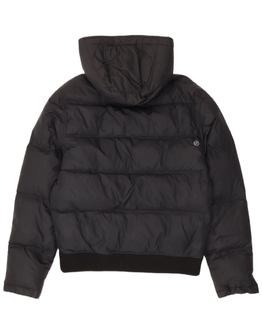 Animal Mens Hooded Padded Jacket UK 40 Large Black Nylon