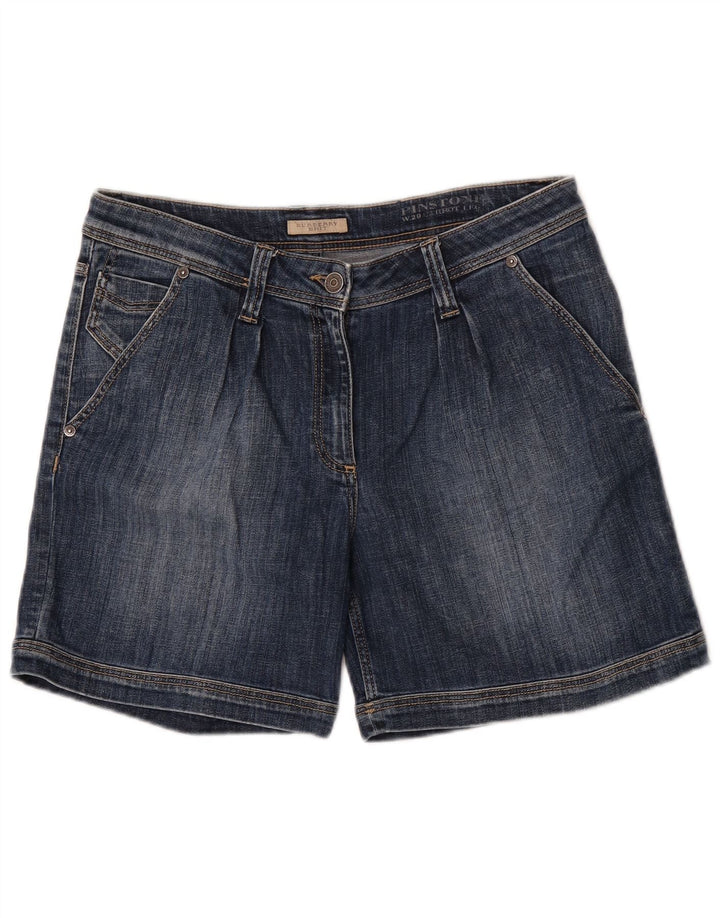 Burberry Womens BRIT Denim Shorts W29 Medium Blue Cotton
