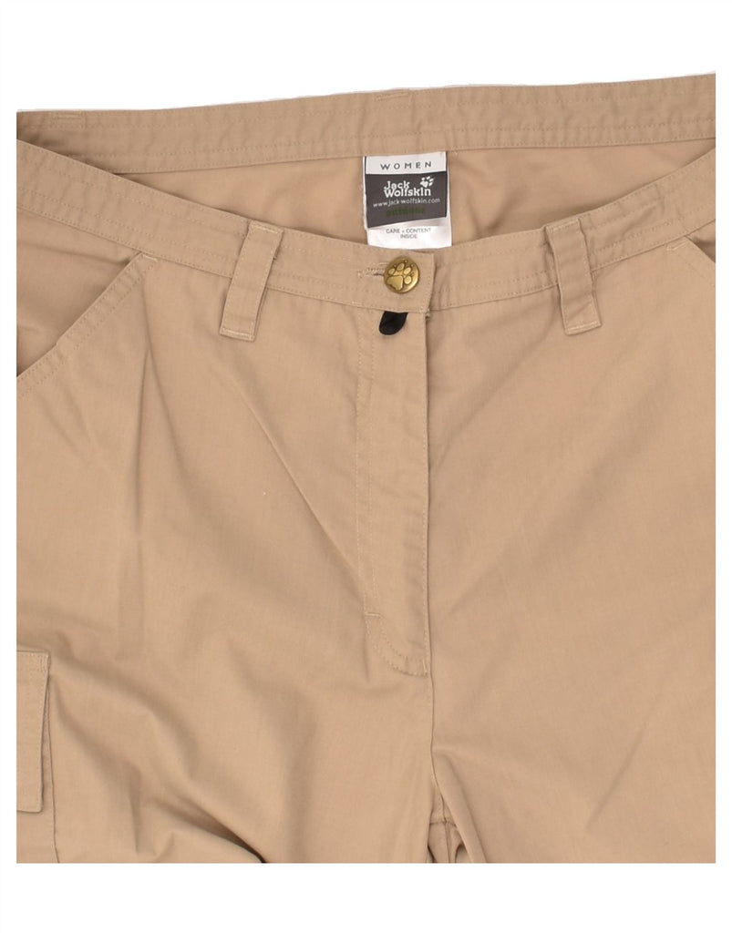 JACK WOLFSKIN Womens Straight Cargo Trousers W35 L29 Beige Polyester Vintage Jack Wolfskin and Second-Hand Jack Wolfskin from Messina Hembry 