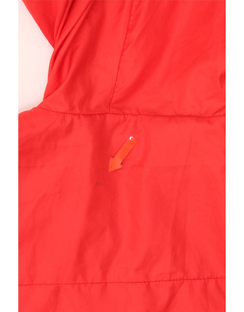 NIKE Mens Hooded Rain Jacket UK 36 Small Red Polyester Vintage Nike and Second-Hand Nike from Messina Hembry 