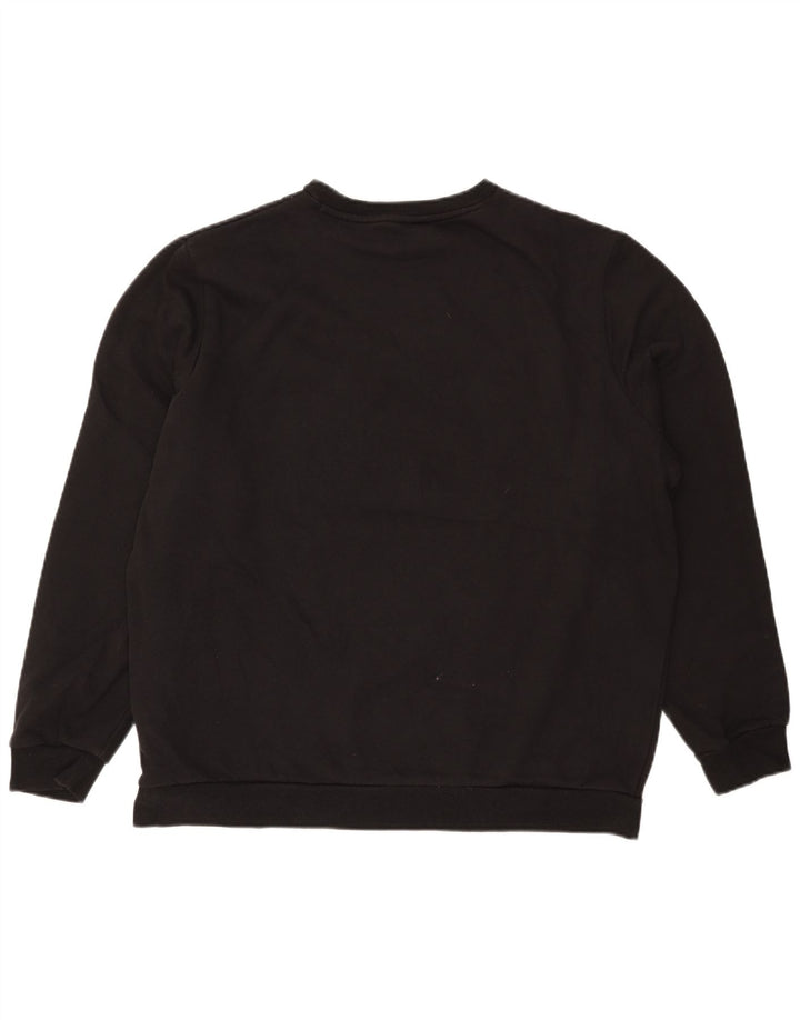 Puma Mens Graphic Sweatshirt Jumper XL Black Cotton
