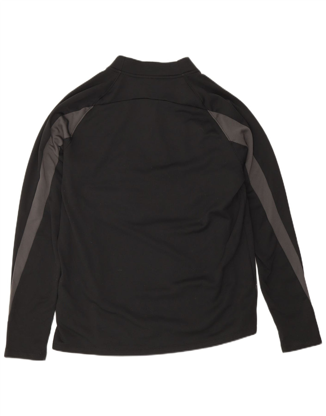 Nike Mens Therma-Fit Zip Neck Pullover Tracksuit Top Large Black Polyester