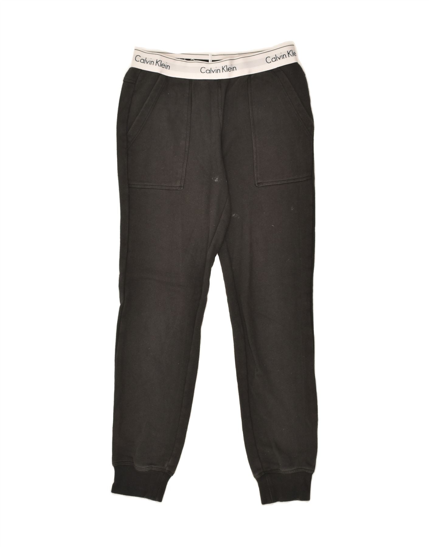 CALVIN KLEIN Womens Graphic Tracksuit Trousers Joggers UK XS