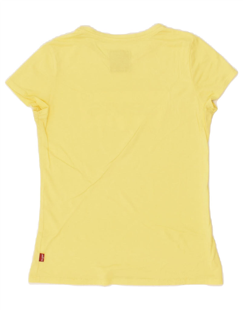 LEVI'S Girls Graphic T-Shirt Top 15-16 Years Yellow | Vintage Levi's | Thrift | Second-Hand Levi's | Used Clothing | Messina Hembry 