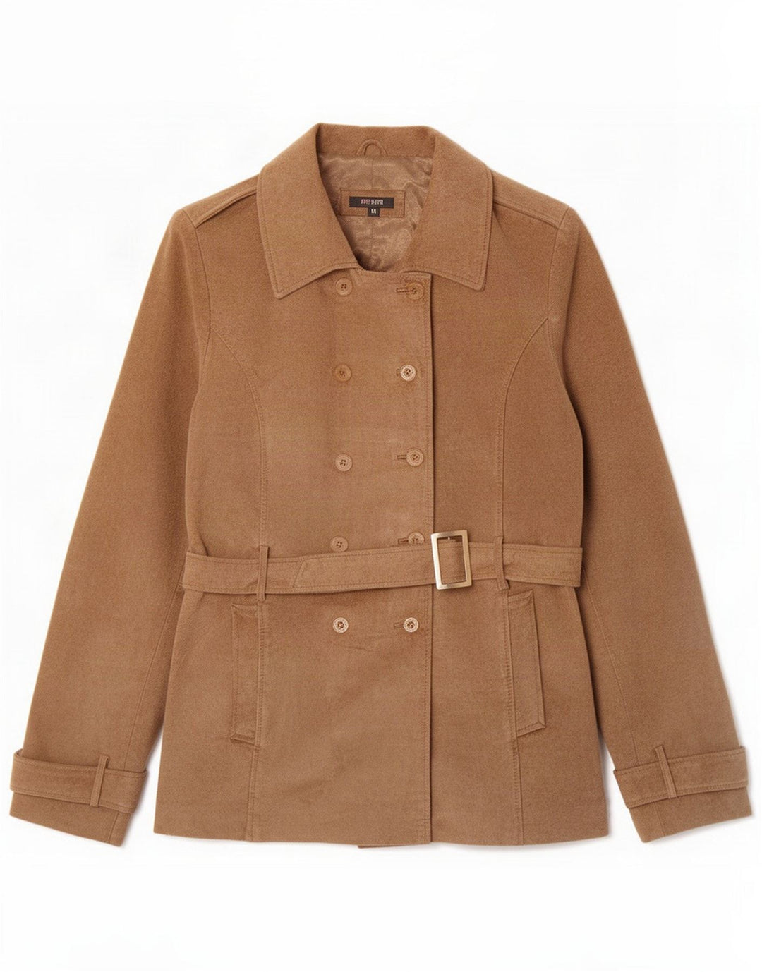 Peter Werth Womens Suede Jacket UK 18 XL Beige Leather Classic