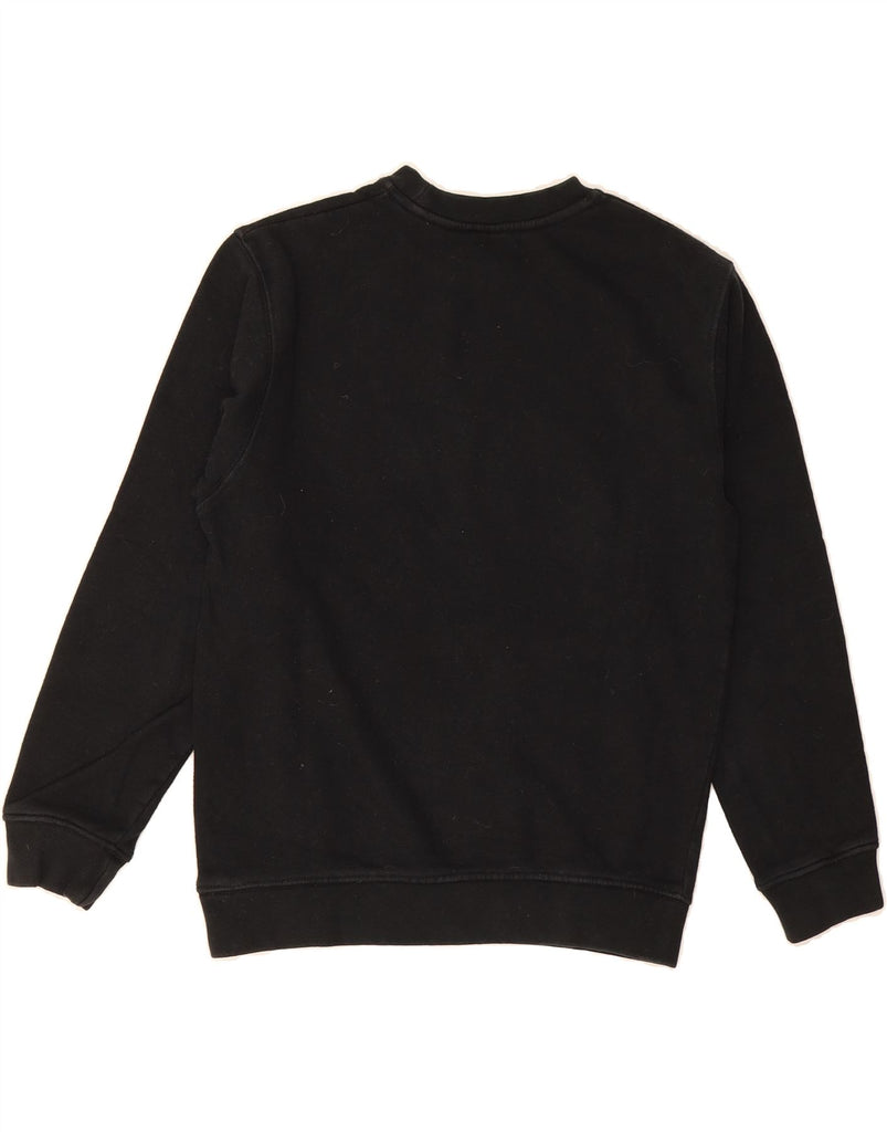 VANS Womens Graphic Sweatshirt Jumper UK 6 XS Black Cotton Vintage Vans and Second-Hand Vans from Messina Hembry 