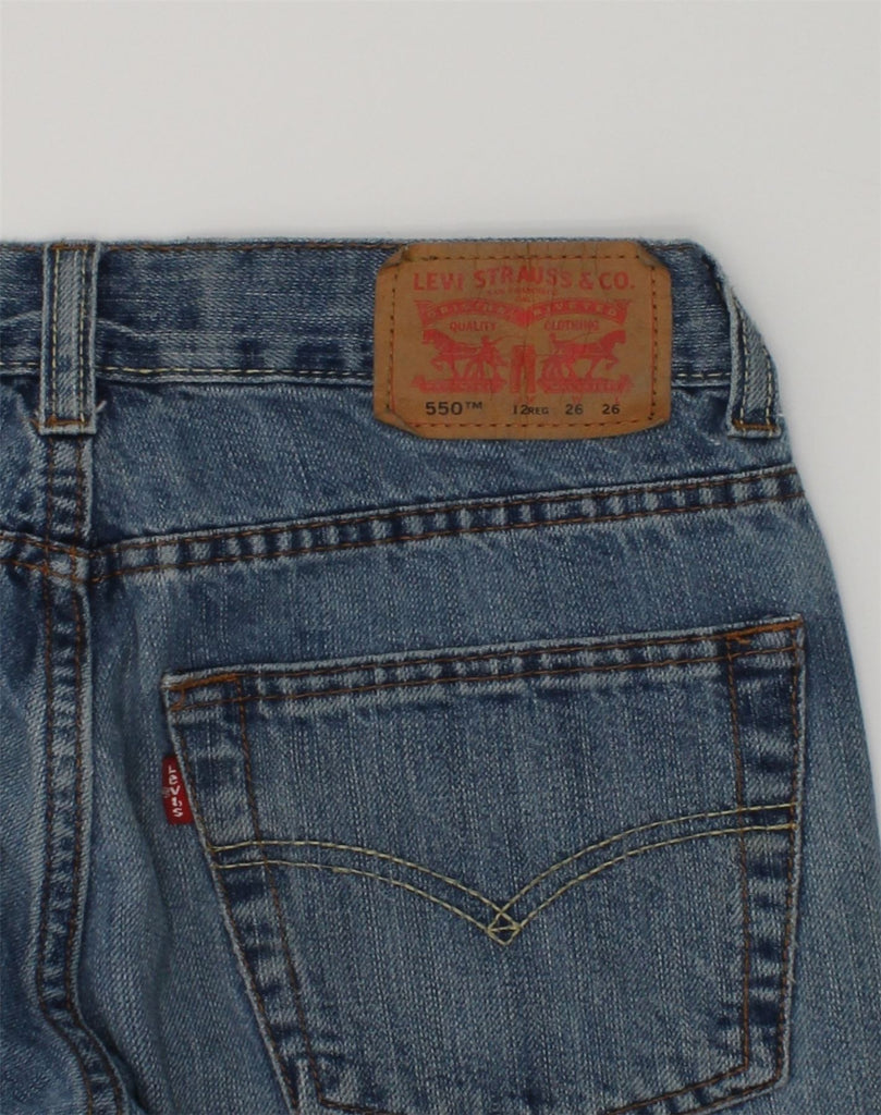 LEVI'S Boys 550 Straight Jeans 11-12 Years W26 L26 Blue Cotton | Vintage Levi's | Thrift | Second-Hand Levi's | Used Clothing | Messina Hembry 