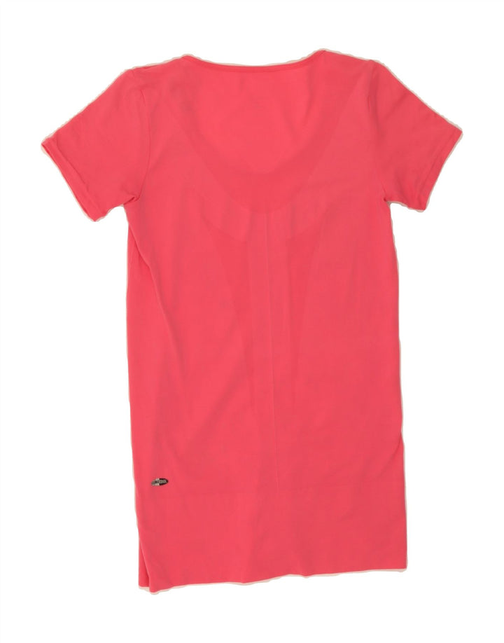 ADIDAS Womens Climacool T-Shirt Top UK 12 Medium Pink Nylon Vintage Adidas and Second-Hand Adidas from Messina Hembry 