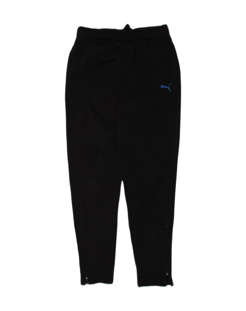 PUMA Boys Tracksuit Trousers 11-12 Years Black Polyester | Vintage Puma | Thrift | Second-Hand Puma | Used Clothing | Messina Hembry 