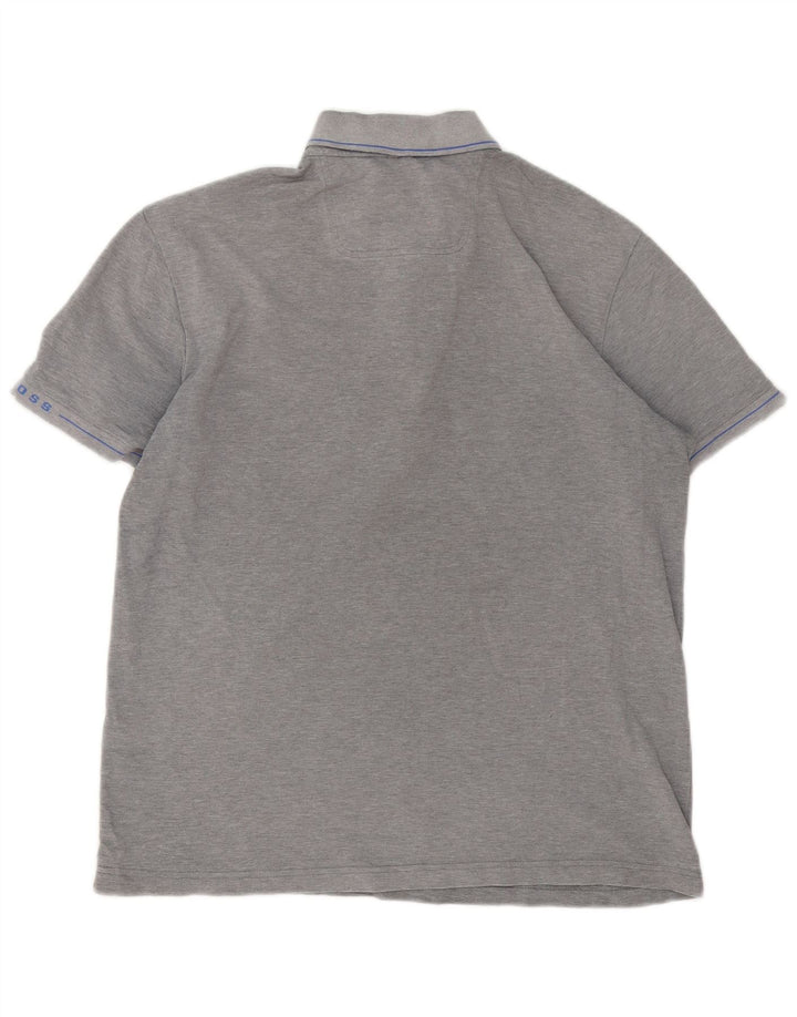Hugo Boss Mens Slim Fit Polo Shirt XL Grey
