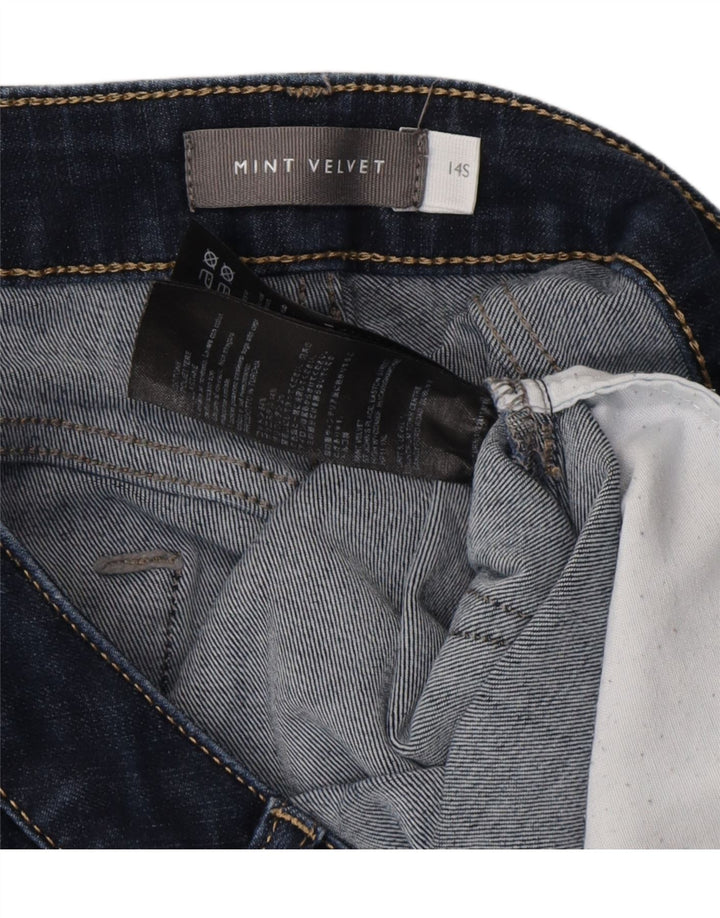 MINT VELVET Womens Bootcut Jeans UK 14 Medium W30 L28  Navy Blue Cotton