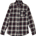 JACK & JONES Mens Flannel Shirt Medium Navy Blue Check Cotton Vintage Jack & Jones and Second-Hand Jack & Jones from Messina Hembry 