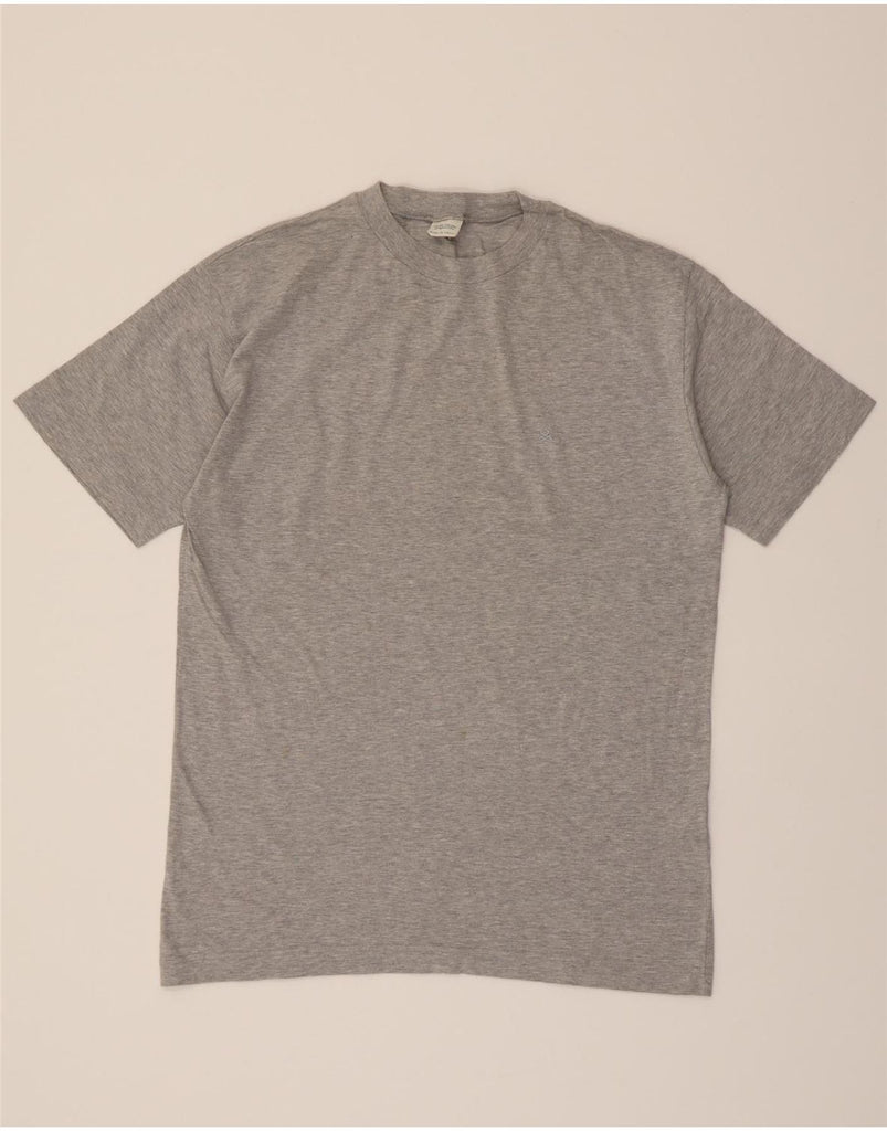 BENETTON Mens T-Shirt Top Medium Grey Cotton Vintage Benetton and Second-Hand Benetton from Messina Hembry 