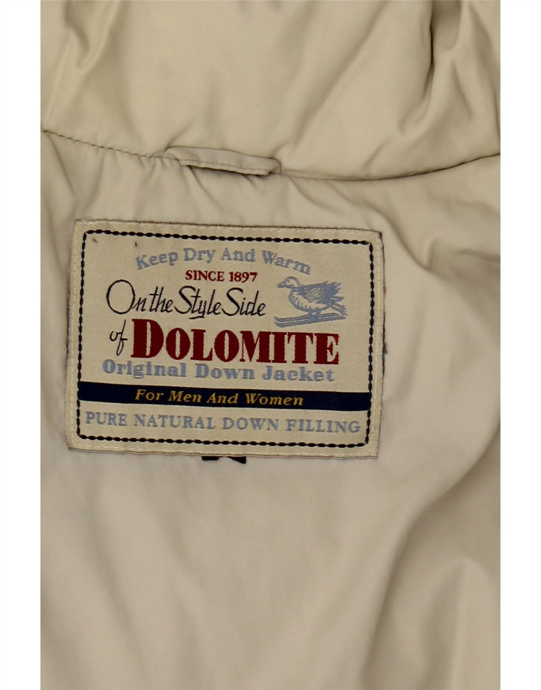 Dolomite Mens Padded Jacket UK 36 Small Beige