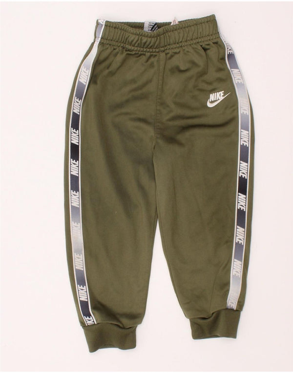 Nike Baby Boys Graphic Joggers Tracksuit Trousers 12-18 Months Khaki