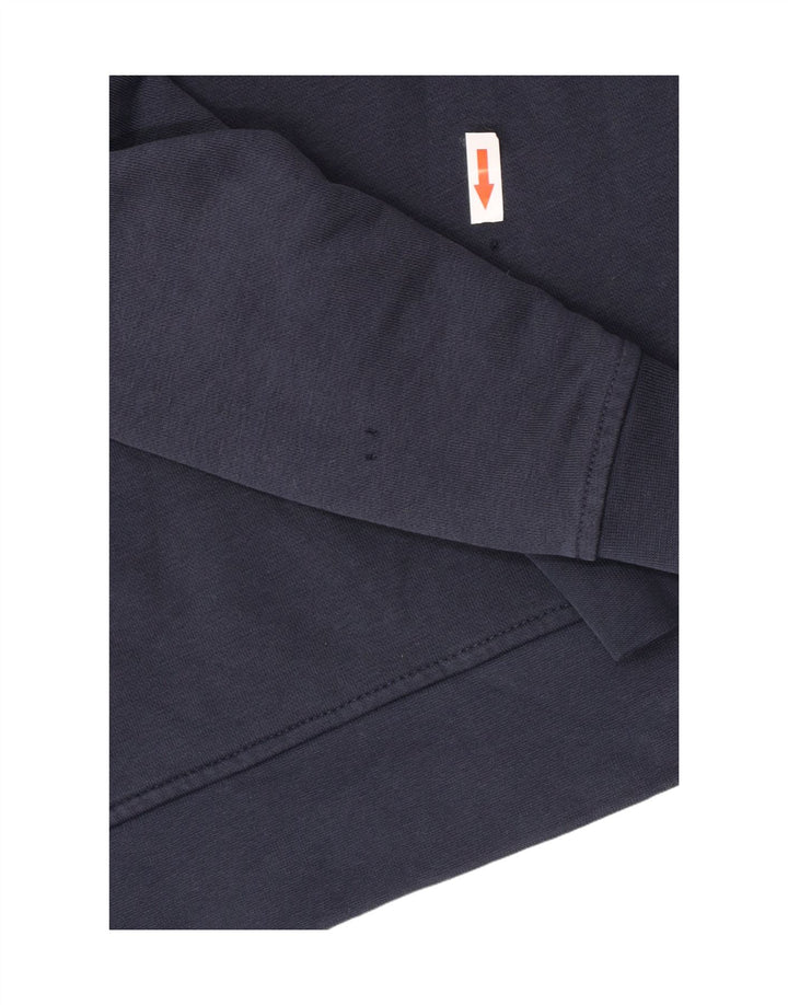 Ellesse Mens Sweatshirt Jumper Medium Navy Blue Colourblock Cotton