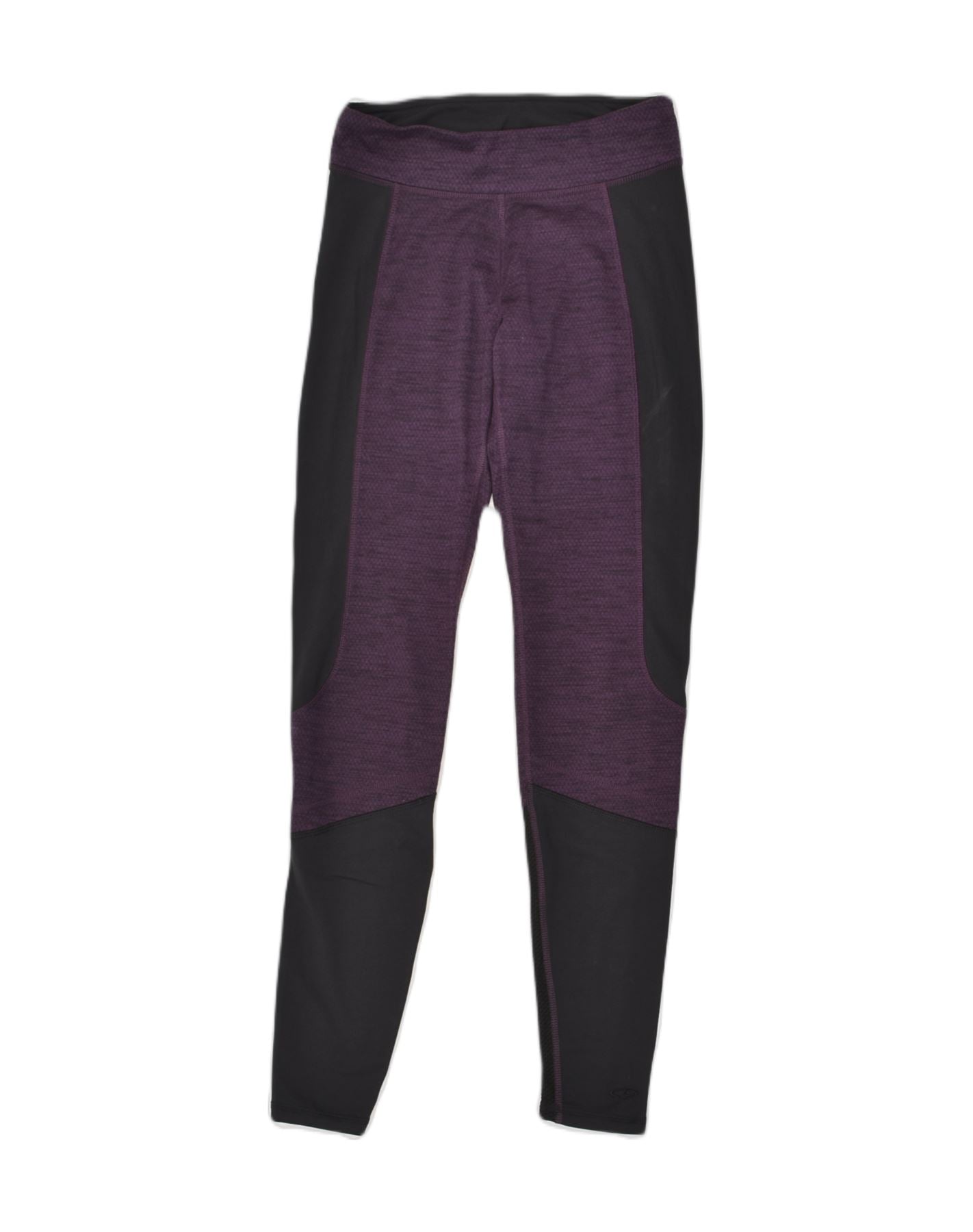 CHAMPION Womens Leggings UK 6 XS Purple Colourblock Polyester, Vintage &  Second-Hand Clothing Online