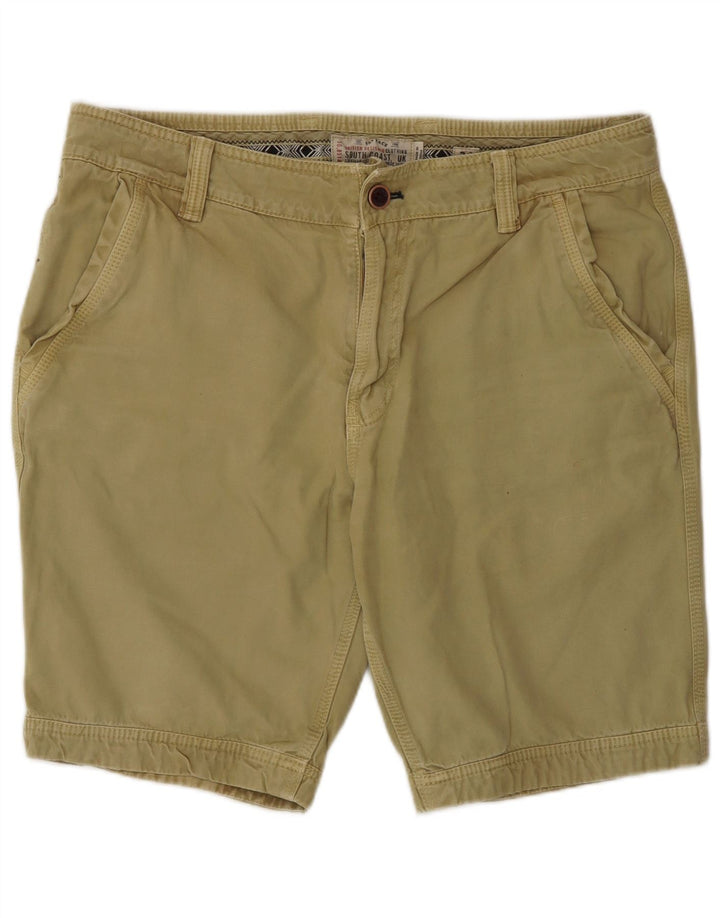 Fat Face Mens Chino Shorts W36 Large  Khaki Cotton