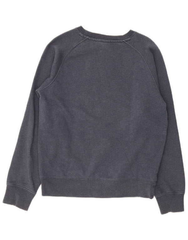 Nike Mens Sweatshirt Jumper Small Navy Blue Colourblock Cotton