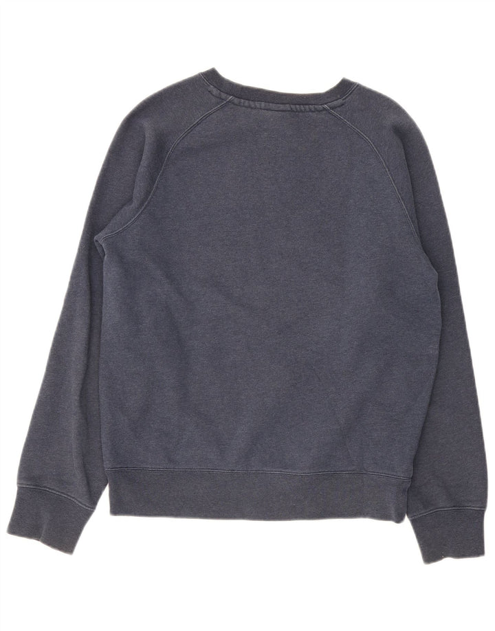 Nike Mens Sweatshirt Jumper Small Navy Blue Colourblock Cotton