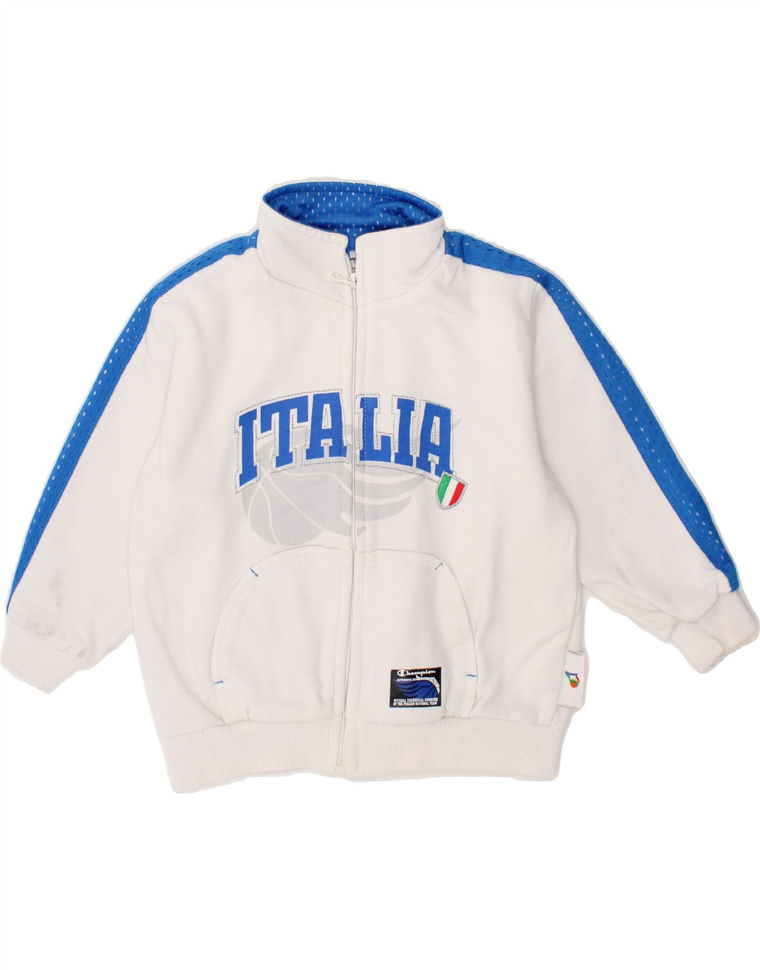 CHAMPION Baby Boys Graphic Tracksuit Top Jacket 12-18 Months Medium  White Vintage Champion and Second-Hand Champion from Messina Hembry 