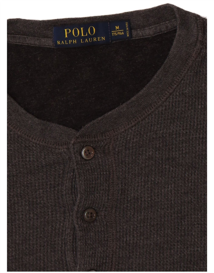 Polo Ralph Lauren Mens Top Long Sleeve Medium Grey