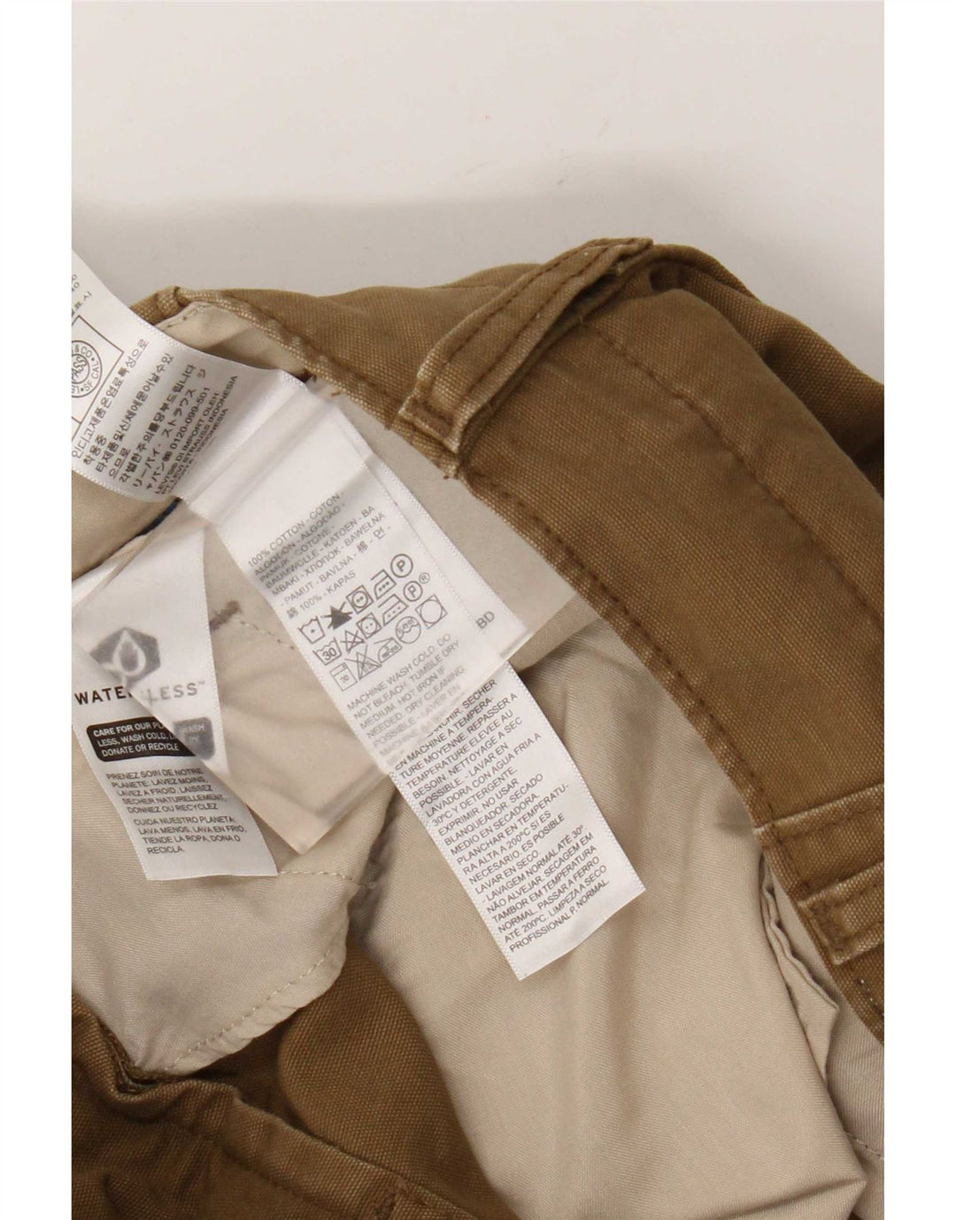 Levi's Mens Straight Cargo Trousers W30 L32 Khaki Cotton