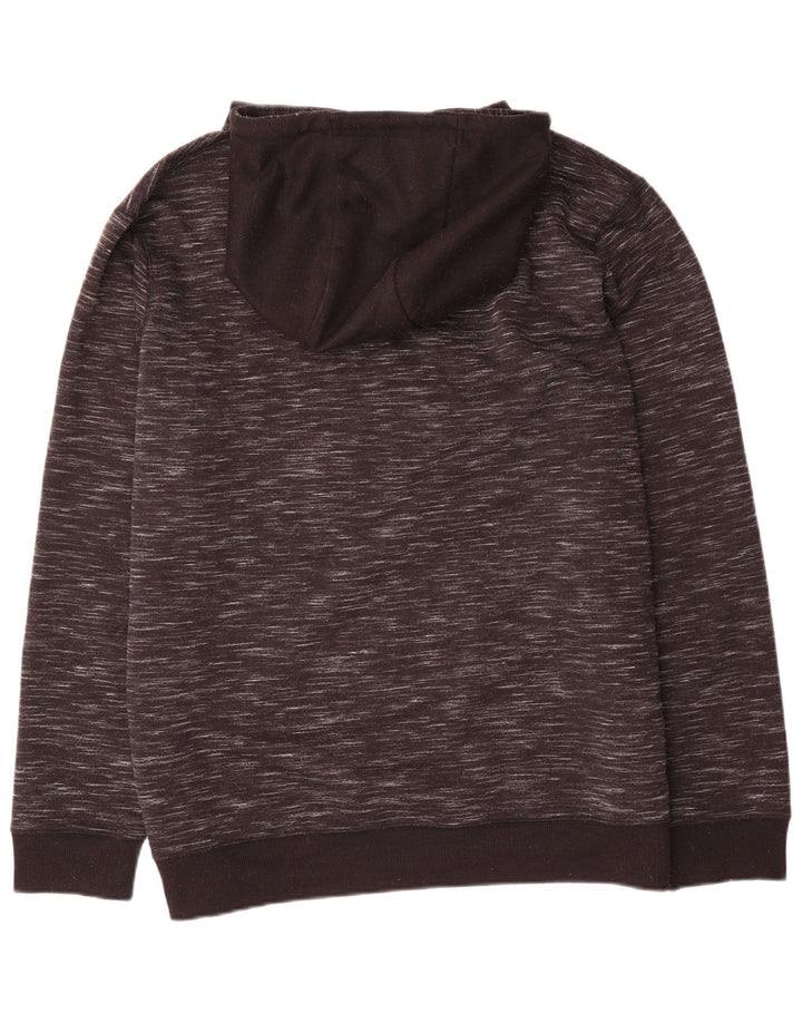 Animal Mens Hoodie Jumper 2XL Grey Flecked Polyester