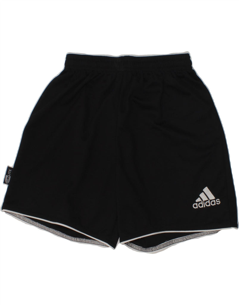 ADIDAS Boys Sport Shorts 9-10 Years 2XS Black | Vintage Adidas | Thrift | Second-Hand Adidas | Used Clothing | Messina Hembry 