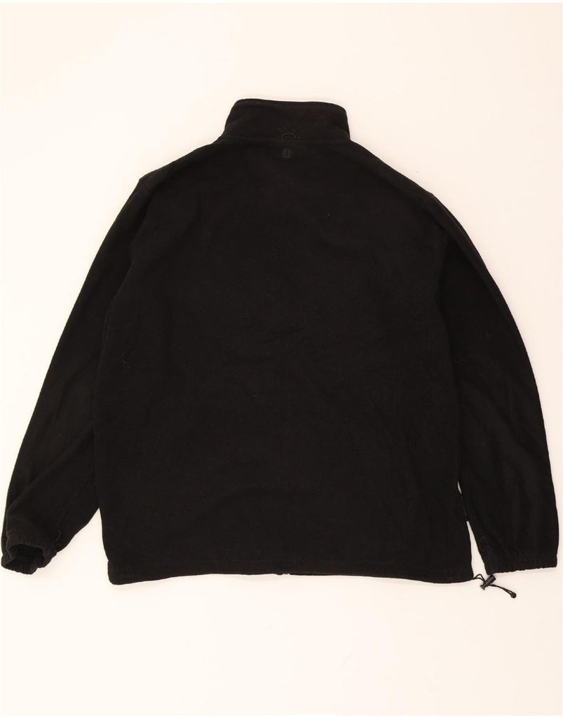 MOUNTAIN WAREHOUSE Mens Fleece Jacket UK 40 Large Black Polyester Vintage Mountain Warehouse and Second-Hand Mountain Warehouse from Messina Hembry 