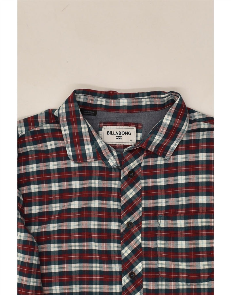 BILLABONG Mens Shirt Medium Red Check Cotton | Vintage Billabong | Thrift | Second-Hand Billabong | Used Clothing | Messina Hembry 