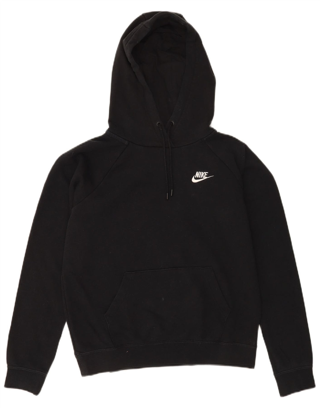 Nike Mens Hoodie Jumper Small Black Cotton